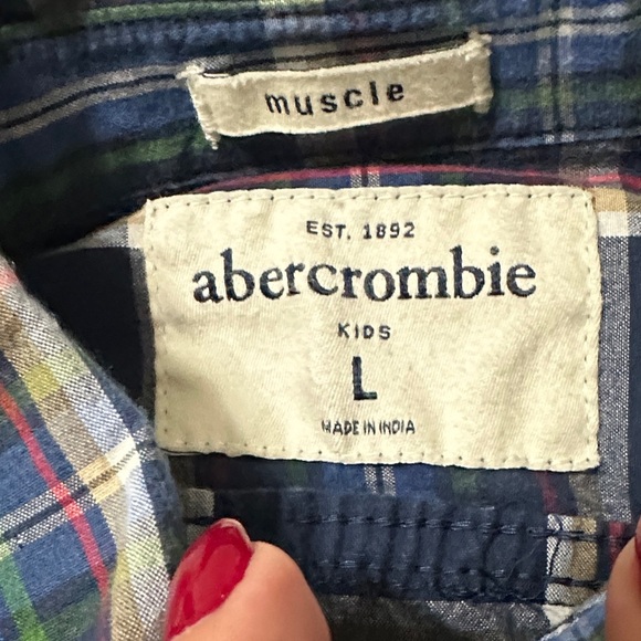 2 Casual Plaid Button-Down Shirts for boys - Picture 2 of 3